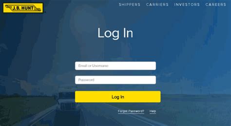 jbhunt login